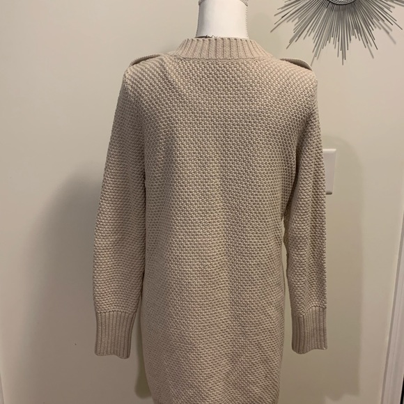 Military Duster Cardigan by Talbots - Picture 3 of 8